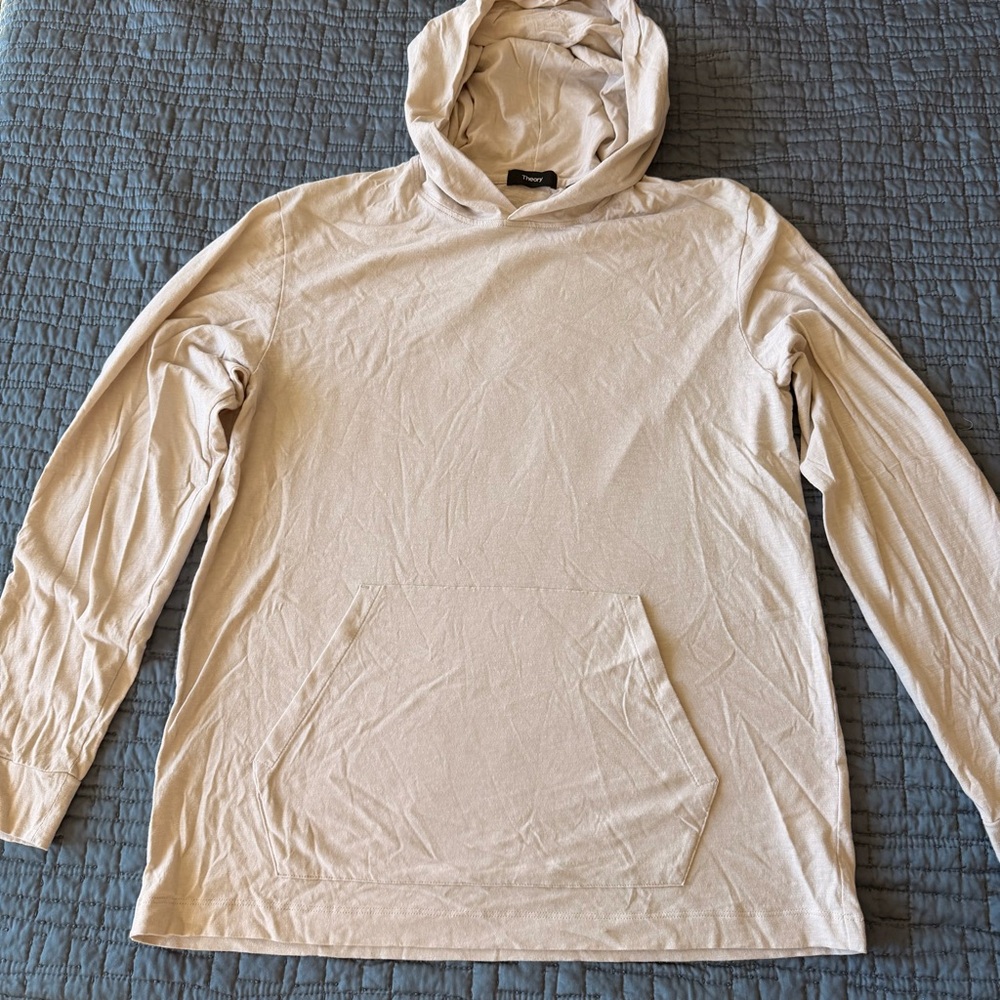 Theory lightweight cotton hoodie